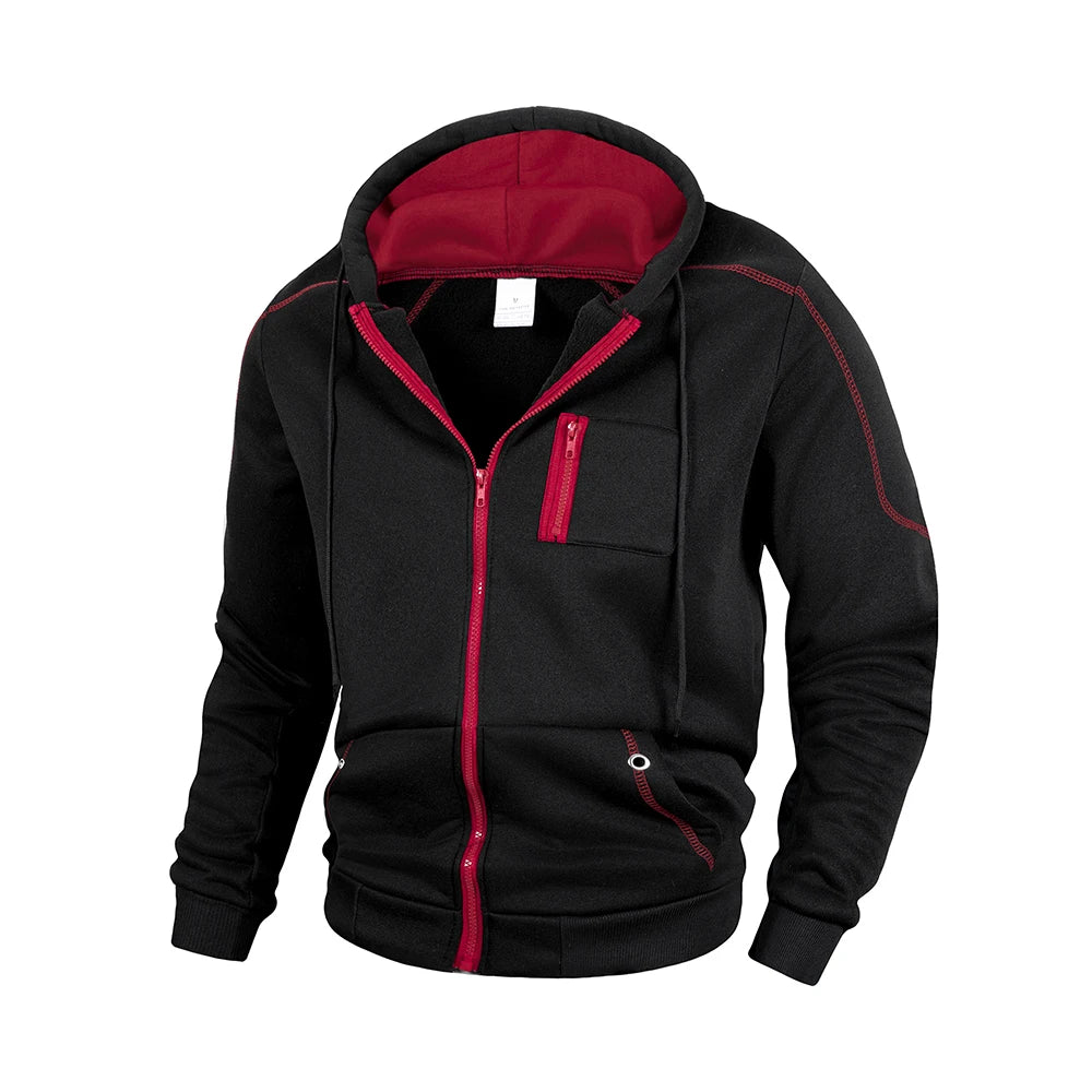 Veste Streetwear Homme Capuche Casual