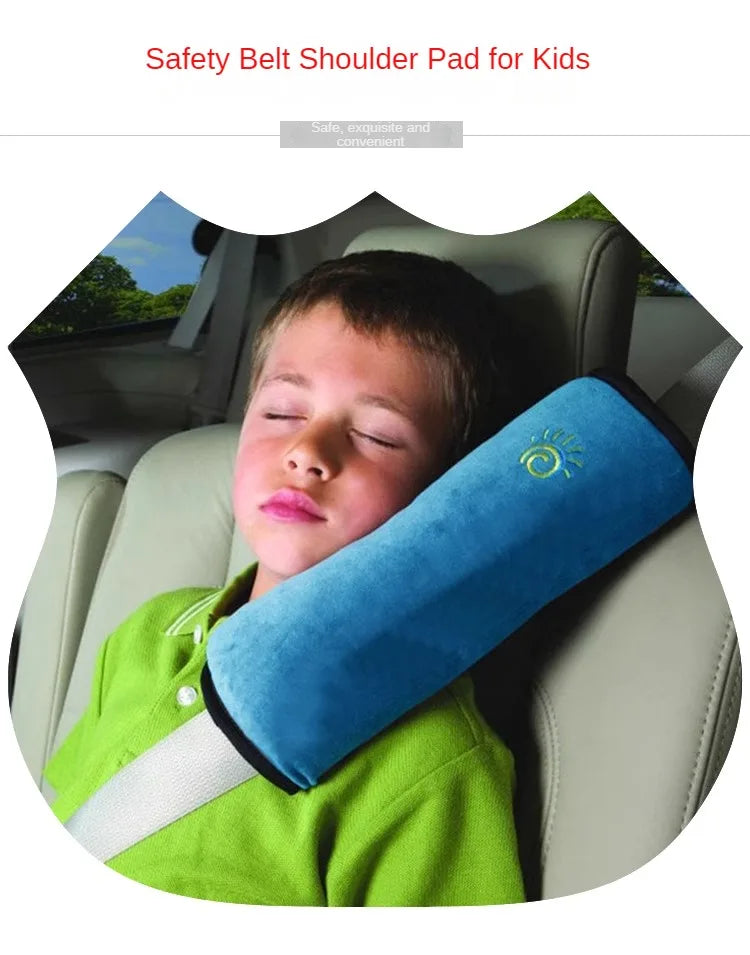 Housse de ceinture de sécurité enfant – épaulière mignonne en peluche pour voiture