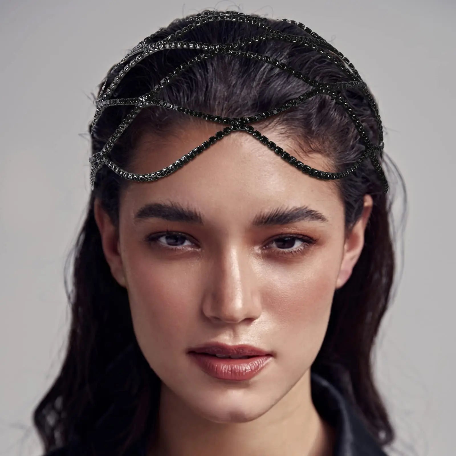 Bijou de tête femme – Cristal luxe, strass, bandeau élégant, accessoire cheveux mariage