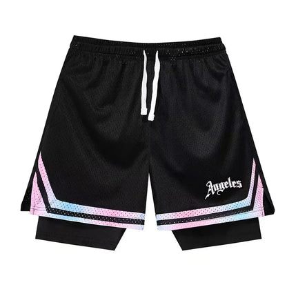 Short basket ample unisexe, style américain, cinq points, anti-lumière, été, sport .