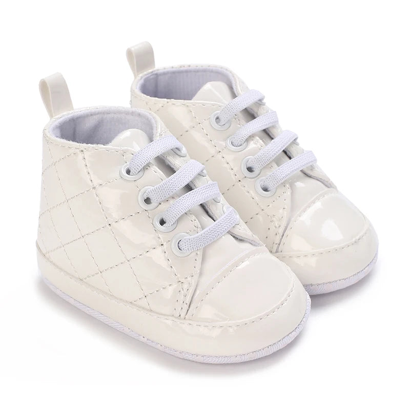 Chaussures cuir bébé montantes, loisir et premier pas