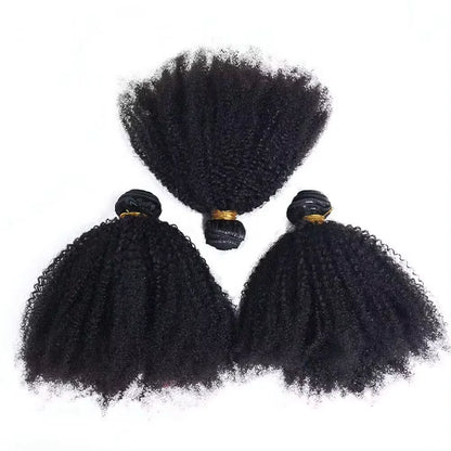 Extensions cheveux humains Remy Vietnam 4B 4C Afro crépus bouclés – Paquets en vrac, armure naturelle, 1/2/3 pièces, qualité premium
