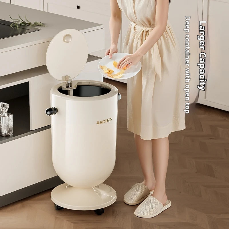 Poubelle Mobile Leasylife avec Roulettes – Haute et Moderne