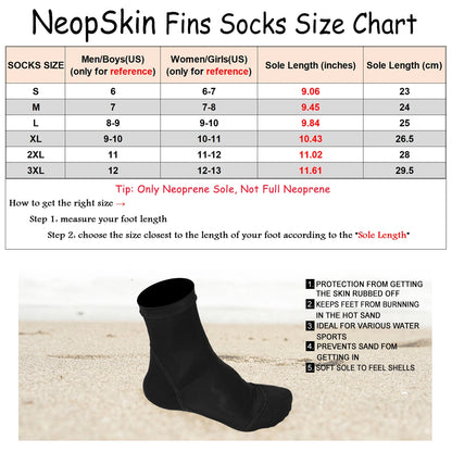 Chaussettes de plage en néoprène – Protection solaire, volley, football, sable