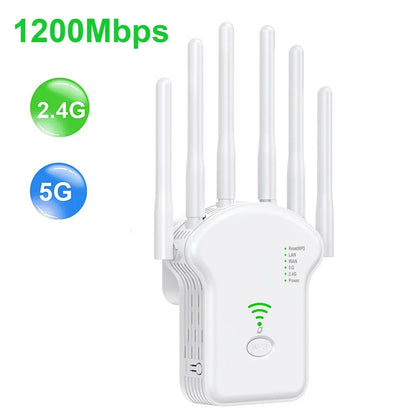 Répéteur WiFi double bande AC1200 5G haute puissance