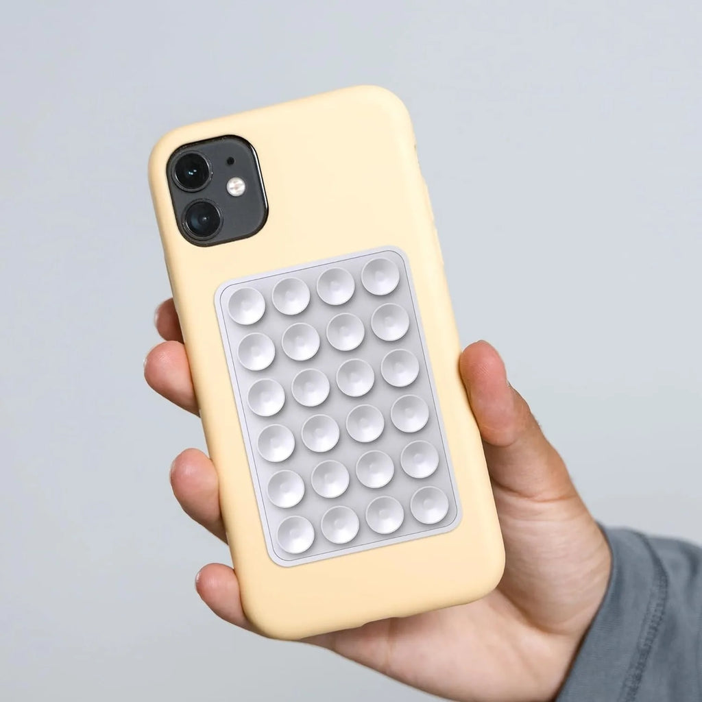 Support téléphone à ventouse en silicone – tapis mural antidérapant