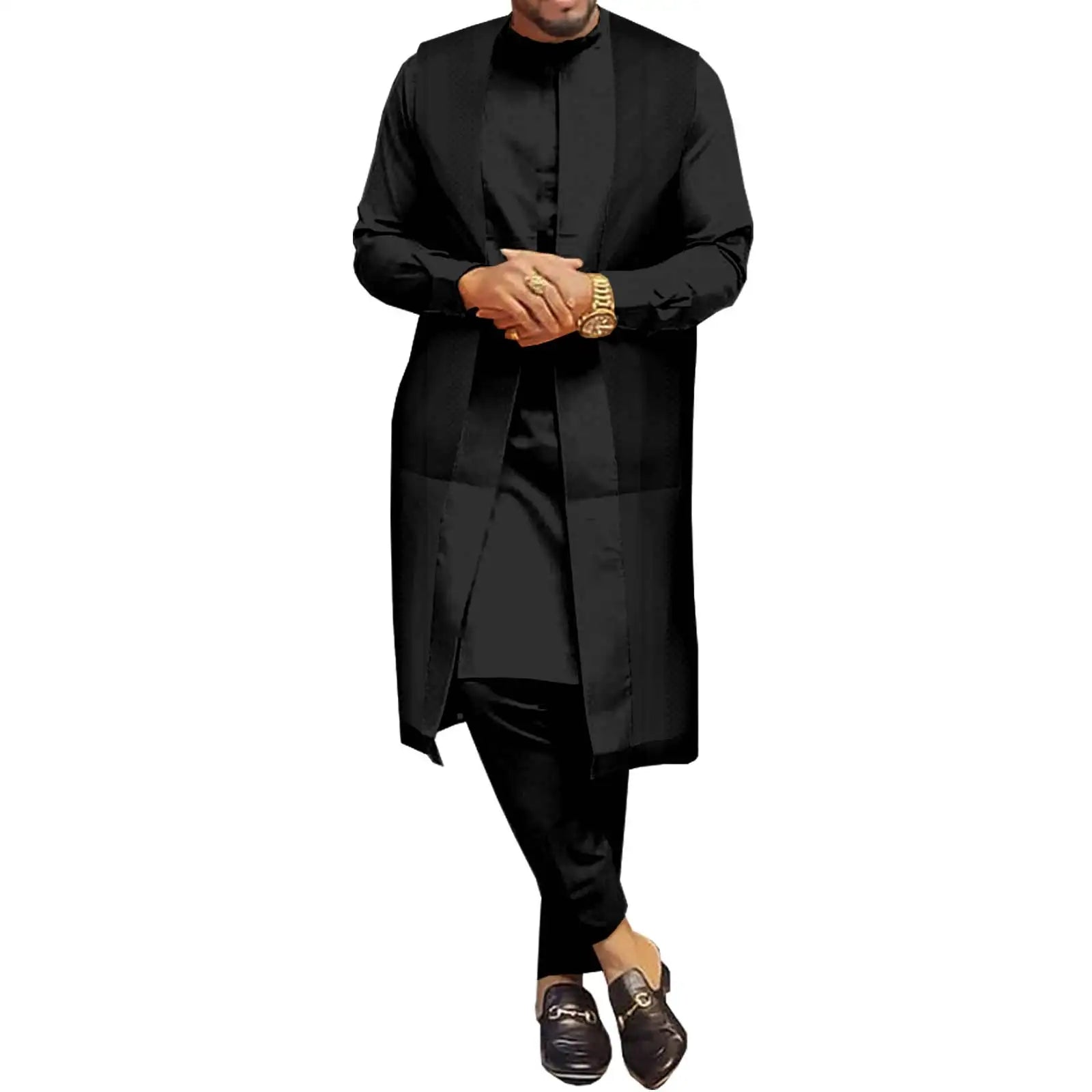 Vêtements couple africain – Robe femme maxi et jupe sirène, haut homme assorti, tenue mariage ET fête , 3 pièces