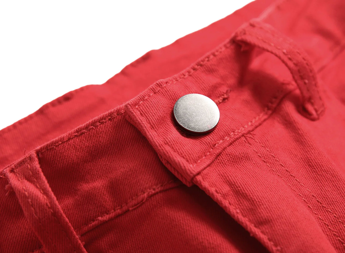 Jean Homme Destroy Droit, Pantalon Denim Blanc Grande Taille 28-42, Marque Mode .