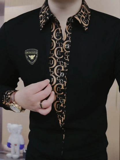 Chemise Affaires Homme Légère – Tendance Jeune, Revers Élégant .