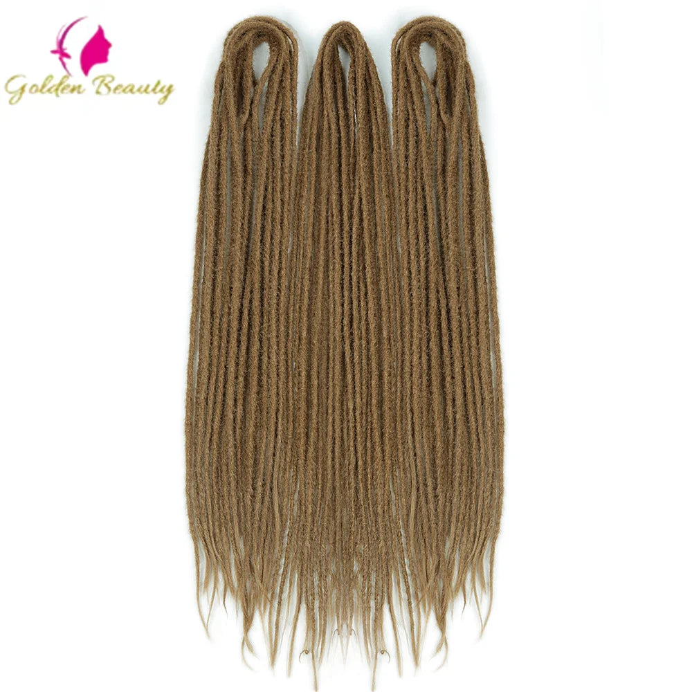 Extensions Dreadlocks Synthétiques 24” Double Extrémité, 10 Brins .