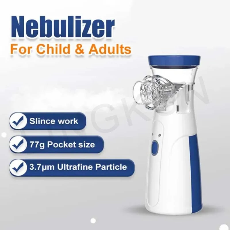Nébuliseur médical silencieux portable à mailles, mini inhalateur enfant .