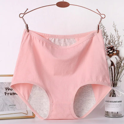 Lot 6 pièces culottes menstruelles taille haute – Sous-vêtements anti-fuite en coton