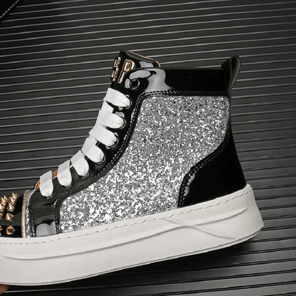 Bottines plates à lacets homme – Style luxe et confort A6