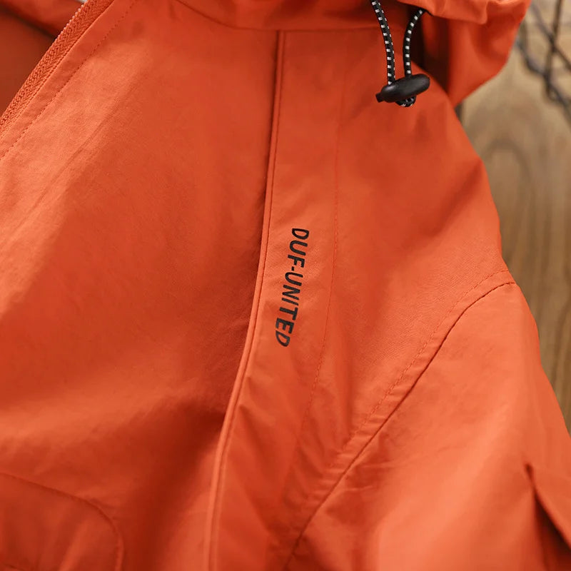 Manteau Léger Garçon 4-10 Ans à Capuche