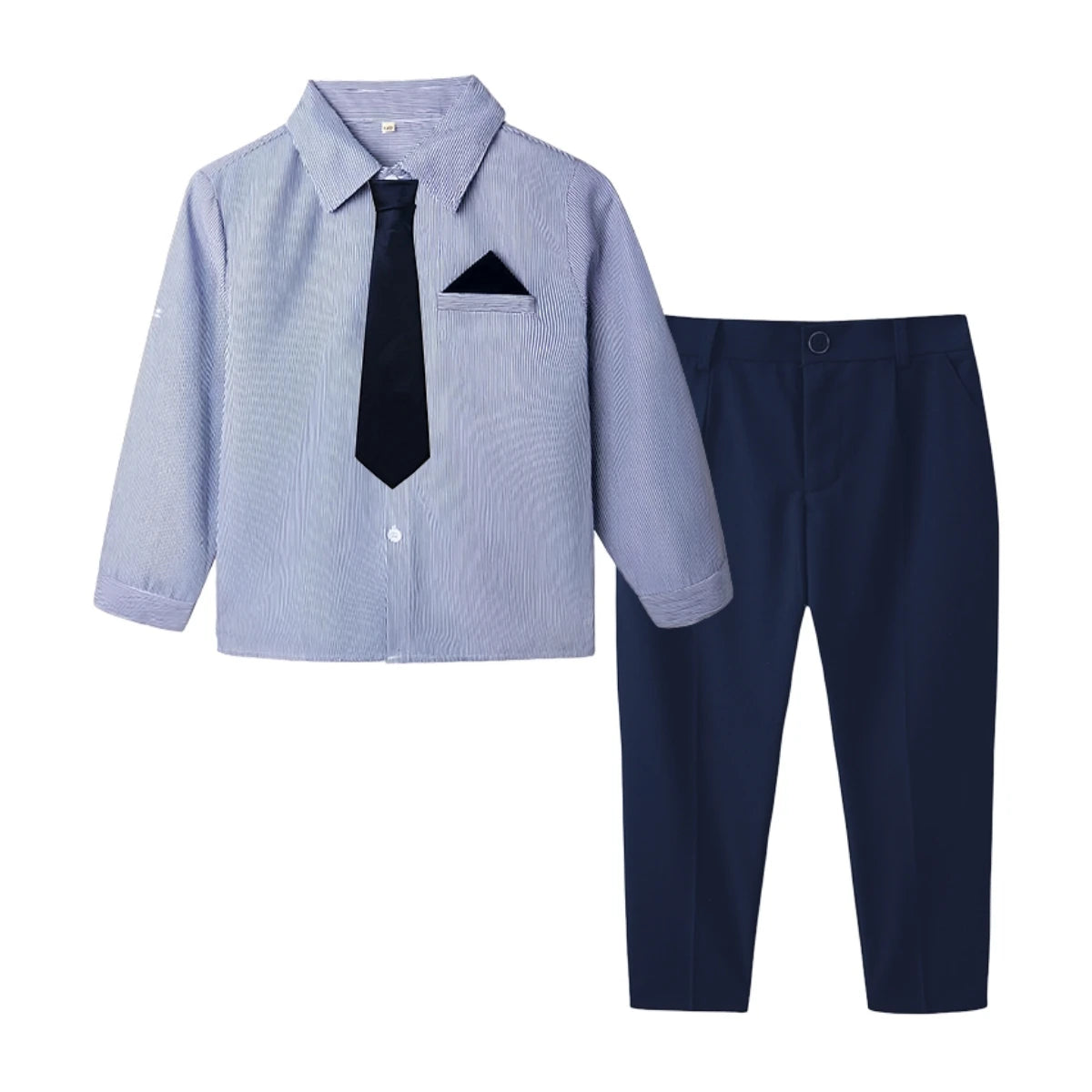 Uniforme scolaire enfant – Ensemble 4 pièces, gilet, style preppy, automne