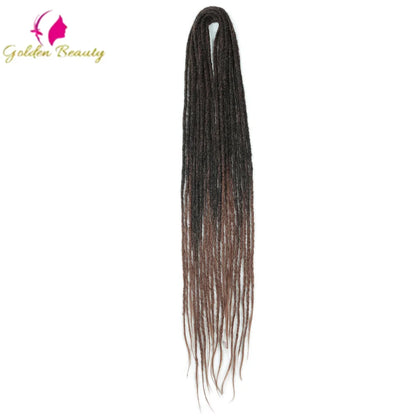 Extensions Dreadlocks Synthétiques 24” Double Extrémité, 10 Brins .