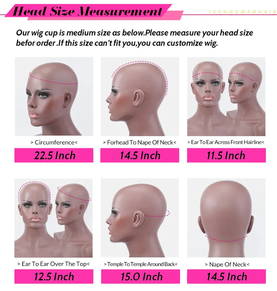 Perruque lace frontal 13x6 ombré blonde 613 racine brune – cheveux humains droits, pré‑plumée