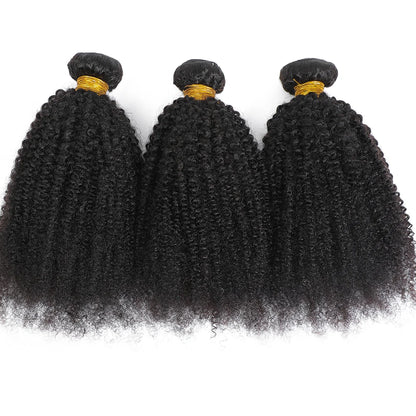 Bundles Cheveux Humains Bouclés Indiens Afro 100% Naturel 4B﻿, 4C