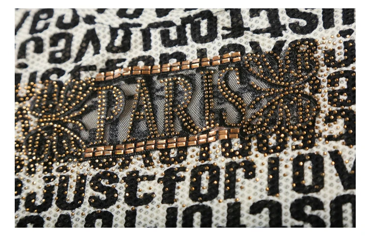 T-shirt Femme Manches Courtes Transparent – Slim décontracté, Impression Diamants, Design BrCorporelle , Multi Distribution, Style Tendance