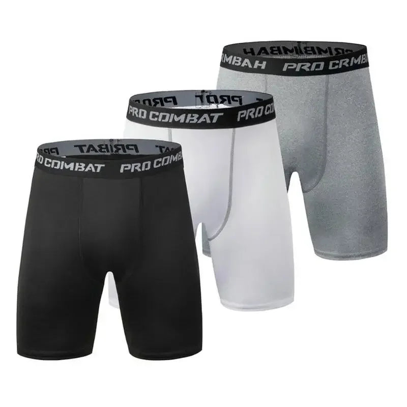 Shorts compression homme – Fitness, gymnastique, course, collants d’entraînement, été, sport