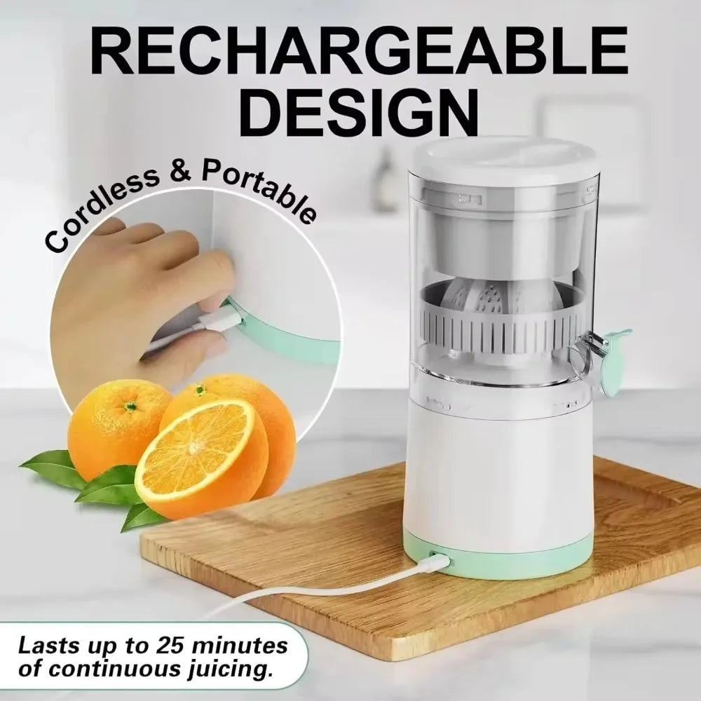 Presse-agrumes portable électrique – USB rechargeable, haute sortie jus fruits