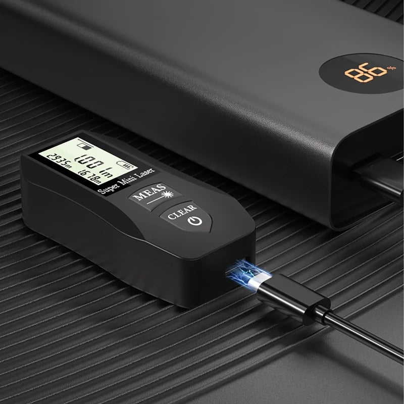 Mini télémètre laser 30m – mesure continue, haute précision