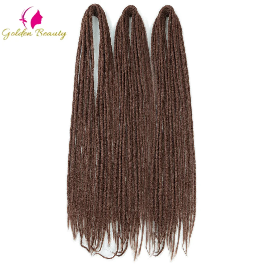 Extensions Dreadlocks Synthétiques 24” Double Extrémité, 10 Brins .