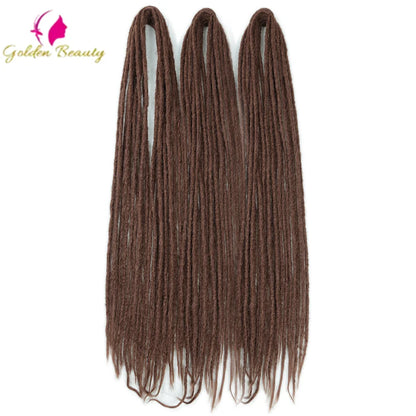 Extensions Dreadlocks Synthétiques 24” Double Extrémité, 10 Brins .