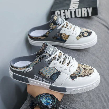 ELUVA Sandales d'été pour hommes Chaussures coulissantes respirantes Confortables pour l'extérieur Semelle légère Sandales de marche décontractées antidérapantes .