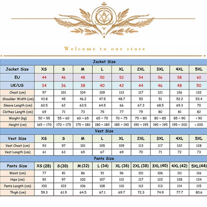 Costume Homme 3 Pièces Rayé – Blazer, Gilet et Pantalon Noir, Sur-Mesure, Idéal Mariage, Banquet et Événements d'Affaires, Robe de Smoking Élégante