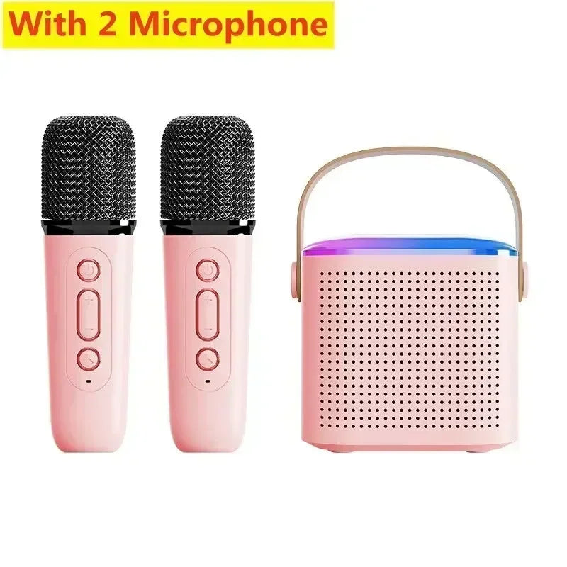 Enceinte karaoké Bluetooth portable avec micro, mini système audio KTV