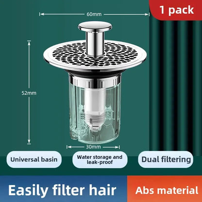 Filtre de Vidange d'Évier de Sol, Noyau Pop-up, Filtre Anti-décennie age, Accessoires de Cuisine