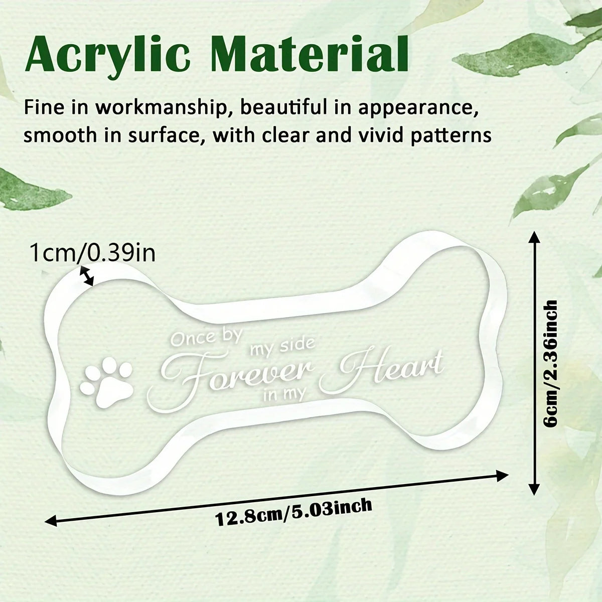 Plaque mémoire animal AMA – cadeau hommage chien/chat