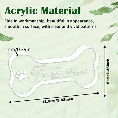 Plaque mémoire animal AMA – cadeau hommage chien/chat