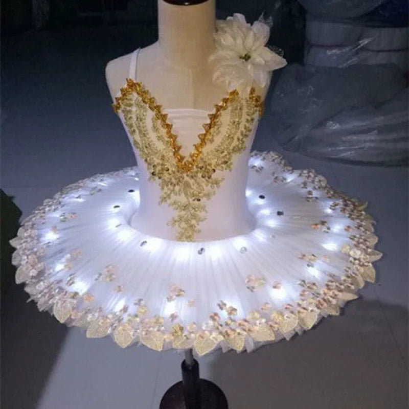 Robe ballerine enfant – Costume de danse classique, tutu, spectacle, entraînement