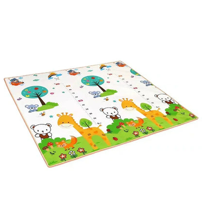 Tapis de jeu bébé 1 cm épaisseur – Mousse EPE non toxique – Tapis pliable sécurisé pour rampe, gym et activités – Tapis enfant confortable et durable