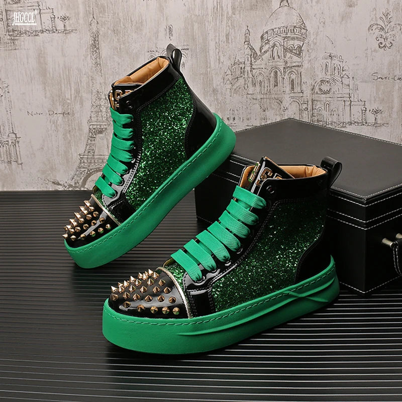 Bottines plates à lacets homme – Style luxe et confort A6