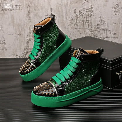 Bottines plates à lacets homme – Style luxe et confort A6