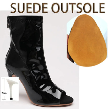 Bottes à talons aiguilles, personnalisées pour danse latine, style sexy .
