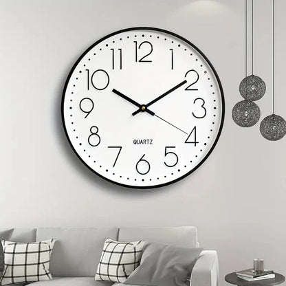 Horloge murale Quartz 8'' cubique silencieuse déco salon