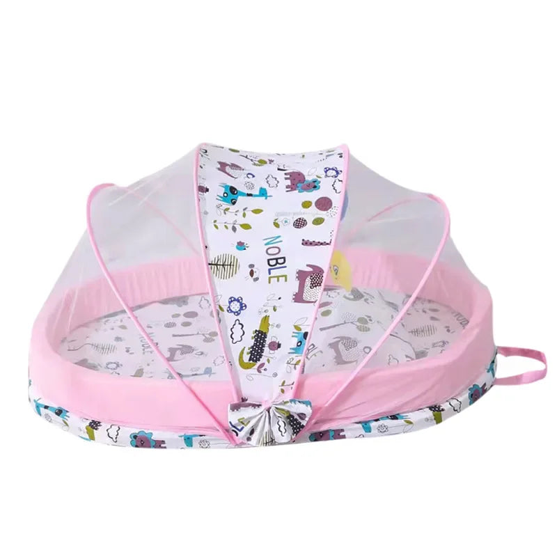 Lit bébé pliable avec moustiquaire – Nid de couchage 0-24 mois .