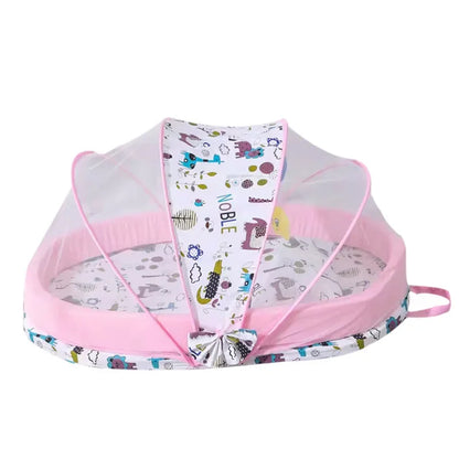 Lit bébé pliable avec moustiquaire – Nid de couchage 0-24 mois .