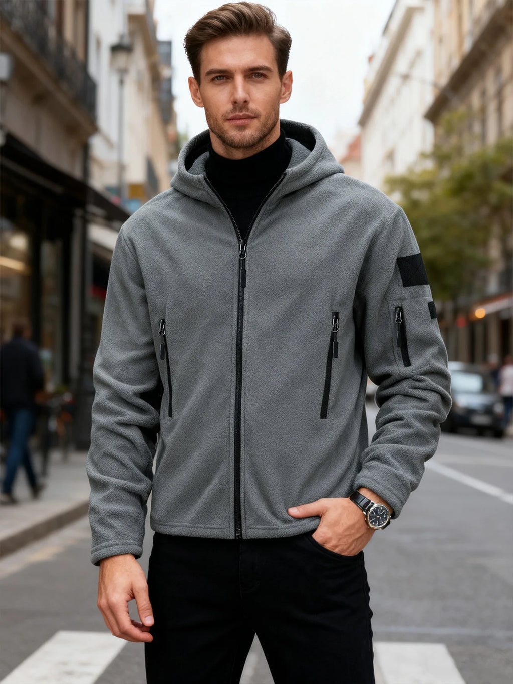 Veste Tactique Homme Coupe-Vent Outdoor