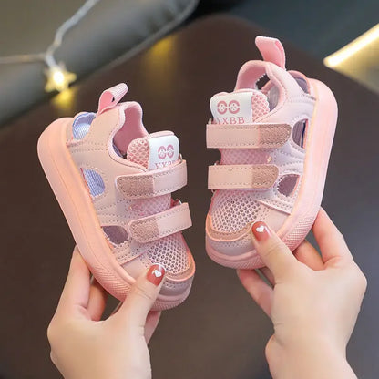 Sandales enfants 1-6 ans, maille respirante, semelle souple