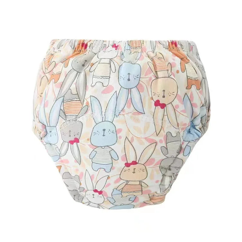 Couches lavables bébé Elinfant 6 canapés – 2 tailles réutilisables écologiques – Culottes d'entraînement absorbantes – Pour natation et nouveau-nés – Flûte heureuse