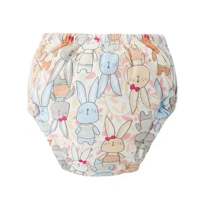 Couches lavables bébé Elinfant 6 canapés – 2 tailles réutilisables écologiques – Culottes d'entraînement absorbantes – Pour natation et nouveau-nés – Flûte heureuse