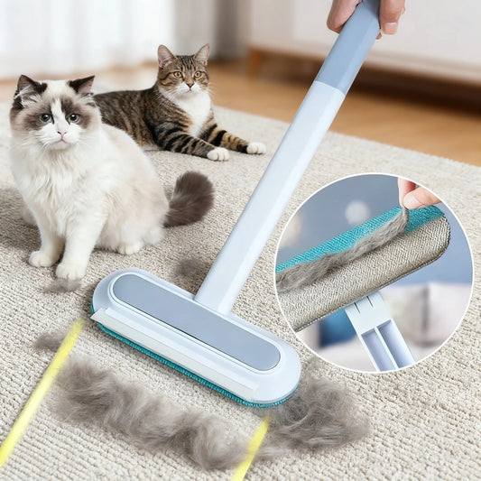 Brosse d'épilation multi-usages pour chat et chien, nettoyeur de fourrure pour tapis, lit, accessoire de toilettage pour animaux de compagnie