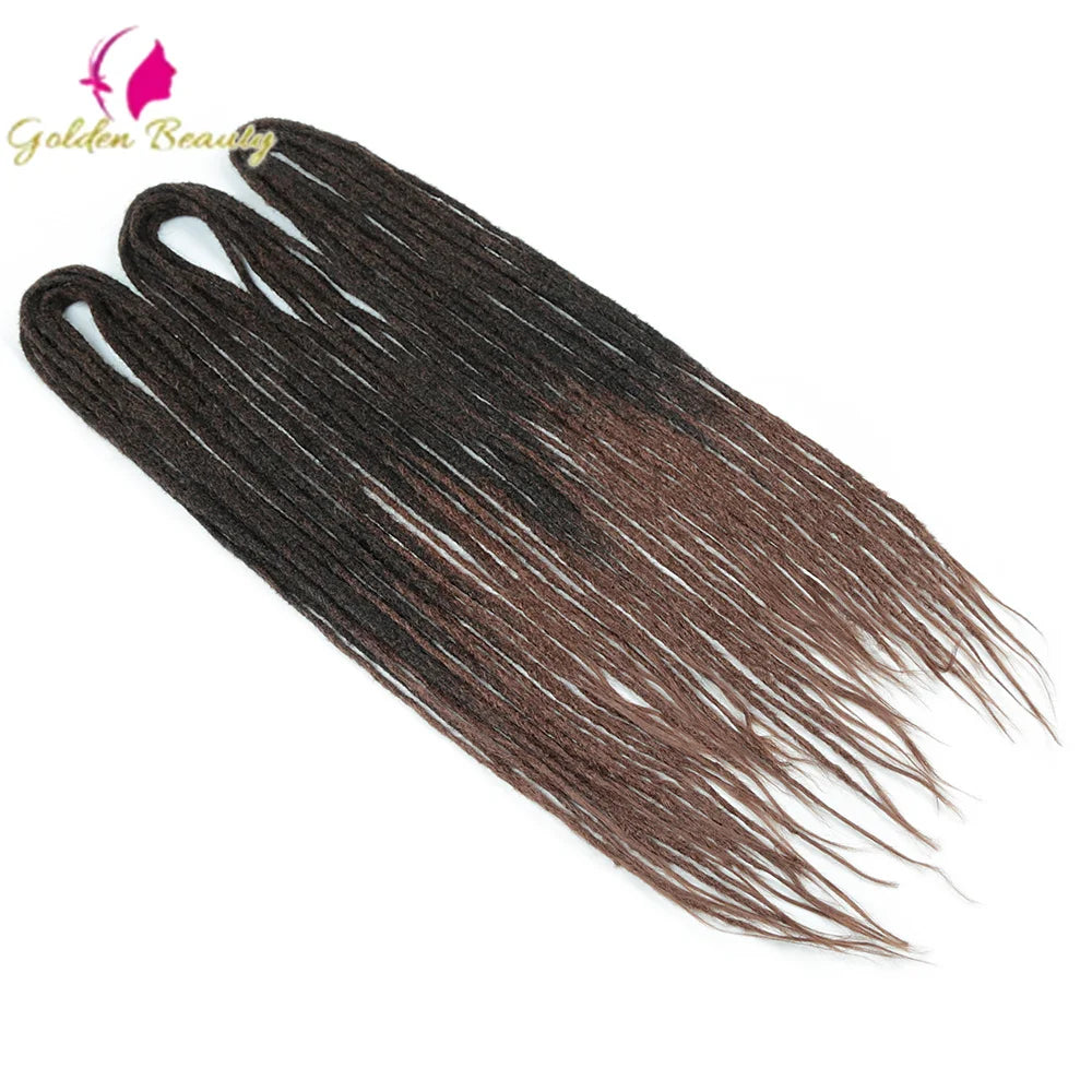 Extensions Dreadlocks Synthétiques 24” Double Extrémité, 10 Brins .