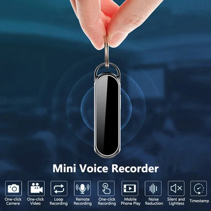 Mini Caméra Vidéo Portable 1080P, Dictaphone avec Micro SD .
