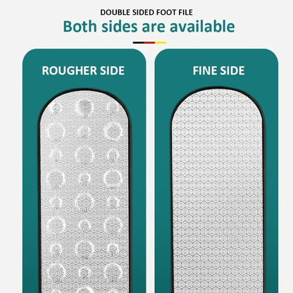 ‌ Lime à Pieds en Acier Inoxydable 304 de Haute Qualité – Dissolvant Double Face de Callosités pour Pédicure Professionnelle, Hygiène à Domicile et en Salon